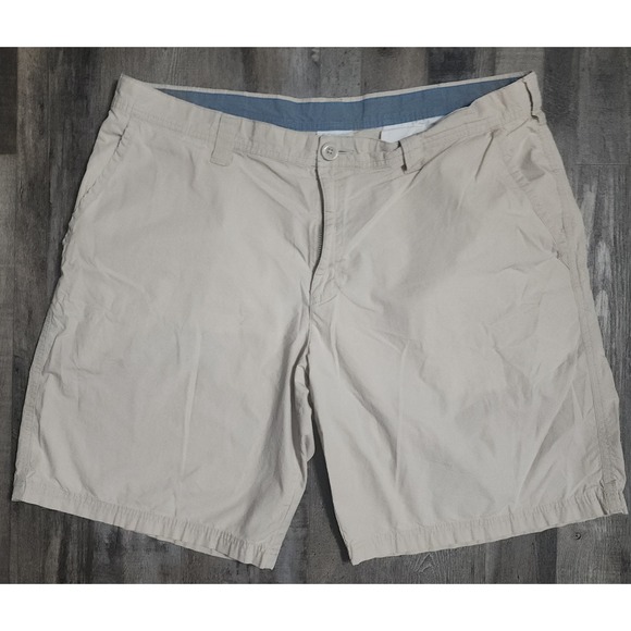 Columbia Other - Columbia Shorts Mens 38 Tan Khaki Cotton Blend Outdoor Utility Hiking 10" Inseam